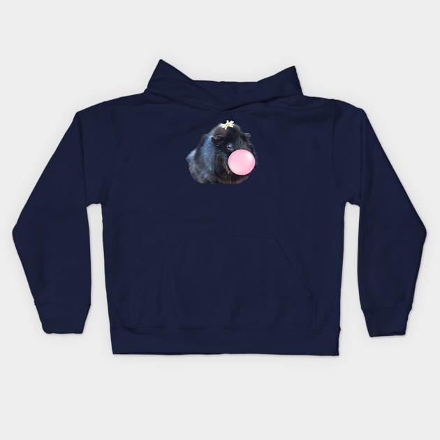 Bubble Guinea pig Kids Hoodie by Art by Eric William.s